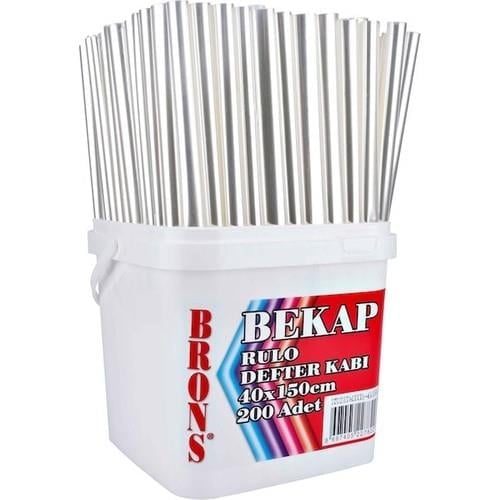 Brons Defter Kabı Rulo 40X150 Şeffaf Br-463
