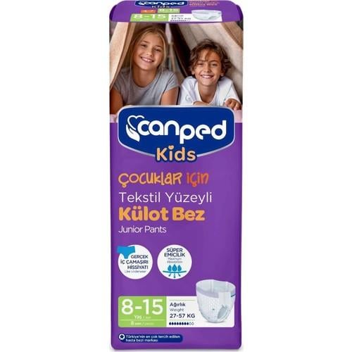 Canped Çocuk Külot Bez 8-15 Yaş 8'li