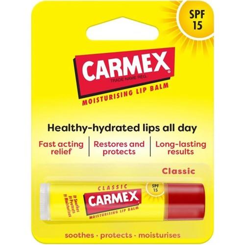 Carmex Klasik Dudak Balmı SPF15 Parlak Etkiyle 4.25G Sağlıklı Dudaklar İçin