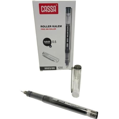 Cassa 0,5 mm Iğne Uçlu Roller Kalem 12 'li ( 1 Paket )