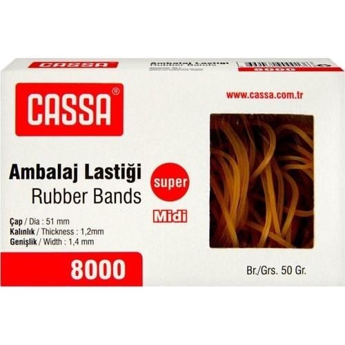 Cassa 8000 Ambalaj Lastiği 50 gr