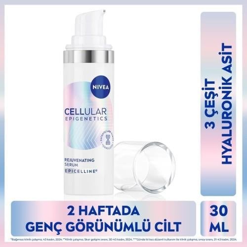 Cellular Epigenetics Rejuvenating Yüz Serumu 30ML, Genç Görünüm, Hyaluronik Asit