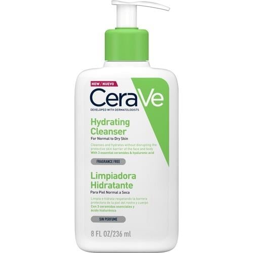 CeraVe Krem Temizleyici - Kuru ve Normal Ciltler İçin Nazik Nemlendirme ve Cilt Bariyerini Güçlendirme, 473 ml