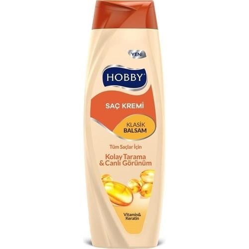 Çeşitli Hobby Kolay Tarama ve Canlı Görünüm Balsam Saç Kremi 600ML