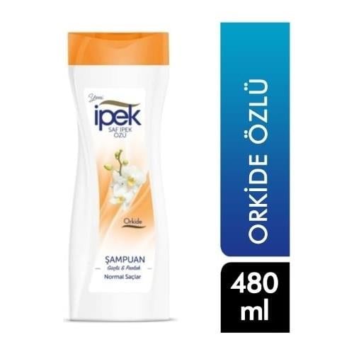 Çeşitli Ipek Şampuan Orkide Normal Saçlar 480ML