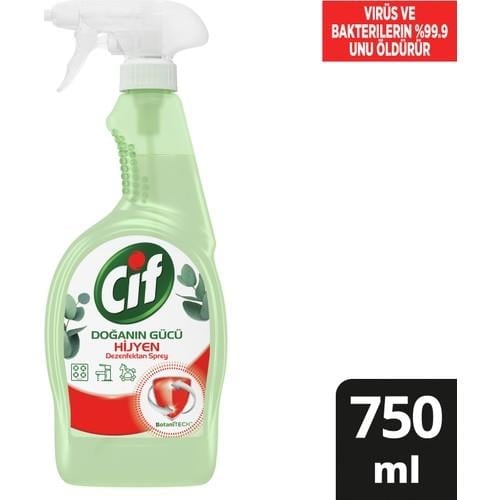 Cif Dezenfektan Sprey Doğanın Gücü Hijyen 750 ml