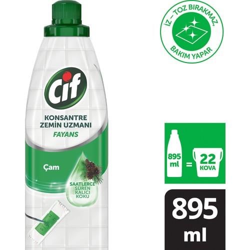 Cif Konsantre Zemin Uzmanı Fayans Çam 895 ml