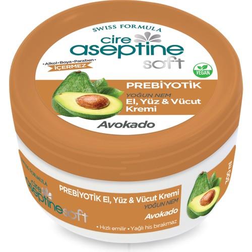 Cire Aseptine Soft Avokado Prebiyotik Nemlendirici Bakım Kremi 300 ml