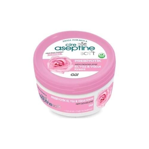 Cire Aseptine Soft Gül Aromalı Prebiyotik Bakım Kremi 30 ml Hassas Ciltler İçin Uygun