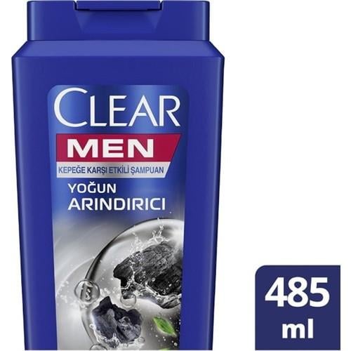 Clear Men Kepeğe Karşı Etkili Şampuan Yoğun Arındırıcı Kömür Ile 485 ml