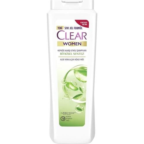Clear Şampuan 485 ml Women Bitkisel Sentez
