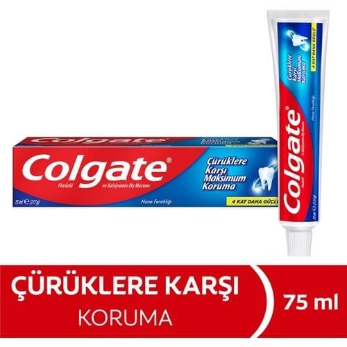Colgate Çürüklre Karşı Max  Diş Macunu 75 ml