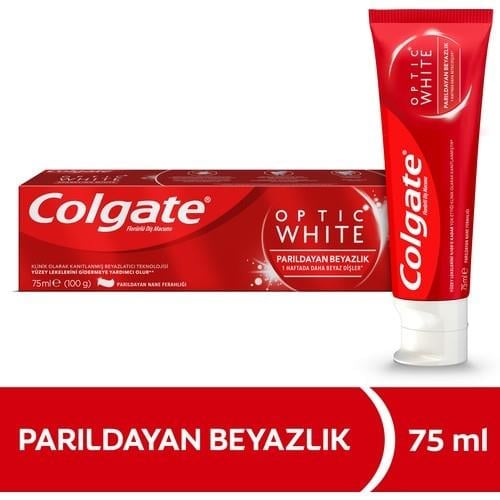 Colgate Optic White Parıldayan Beyazlık Beyazlatıcı Diş Macunu 75 ml