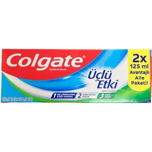 Colgate Üçlü Etki Diş Macunu 2X125 ml