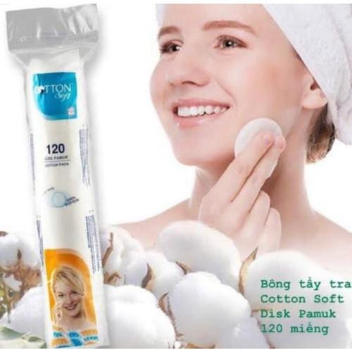 Cotton Soft Makyaj Temizleme Pamuğu 120 Adet