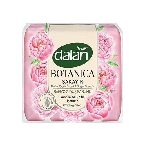 Dalan Botanica Şakayık Kokulu Duş Sabunu Doğal Gül Özleriyle 150x4 gr Paraben İçermez