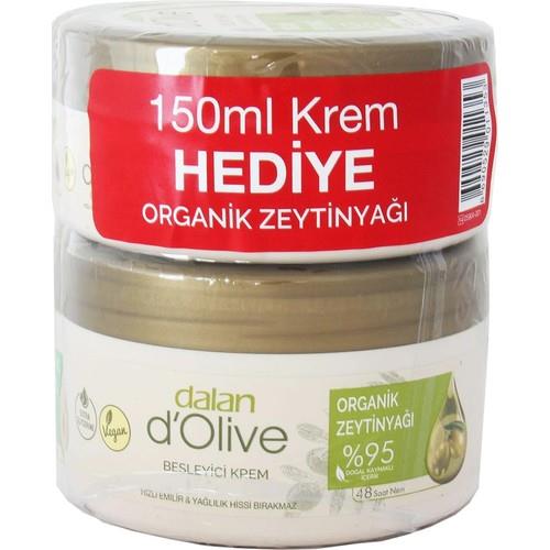 Dalan D'olive Besleyici Organik Zeytinyağlı Kremi 250 Ml + 150 Ml Hediye