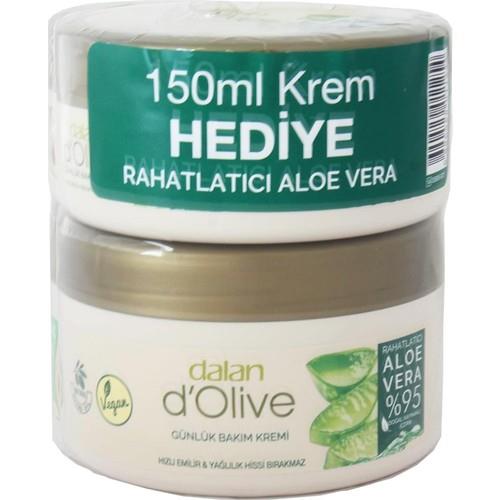 Dalan D'olive Günlük Bakım Rahatlatıcı Aloe Vera Kremi 250 Ml + 150 Ml Hediye