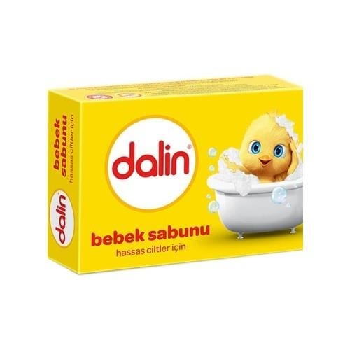 Dalin Bebek Sabunu - Bitkisel Yağlarla Formüle Edilmiş, Yenidoğan ve Hassas Ciltler İçin Ergonomik Tasarım, Sarı Ambalaj, 100 gr