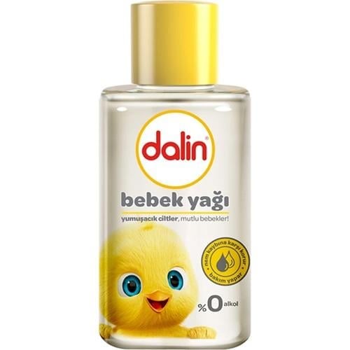 Dalin Bebek Yağı - Hassas Ciltler İçin Kalıcı Nemlendirme ve Pişik Önleyici, 50 ml Mini Boy