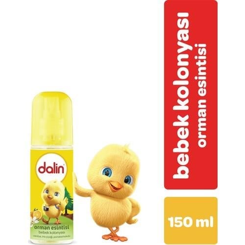 Dalin Ferahlatıcı Orman Esintisi Kolonya 150 ml Bebekler İçin Dermatolojik Olarak Test Edilmiş