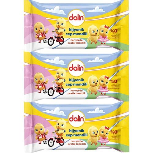 Dalin Hijyenik Islak Cep Mendil 3X15 Adet