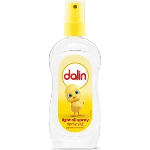 Dalin Hipoalerjenik Bebek Yağı Spreyi 200 ml Yağlılık Hissi Bırakmaz Alkol Paraben Boya İçermez