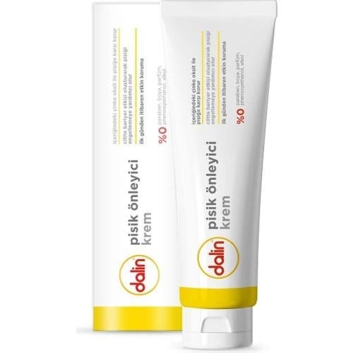 Dalin Pişik Önleyici Krem 100 ml – Hassas Ciltler için Yulaf Yağı ve Çinko Oksitli Hipoalerjenik Bakım