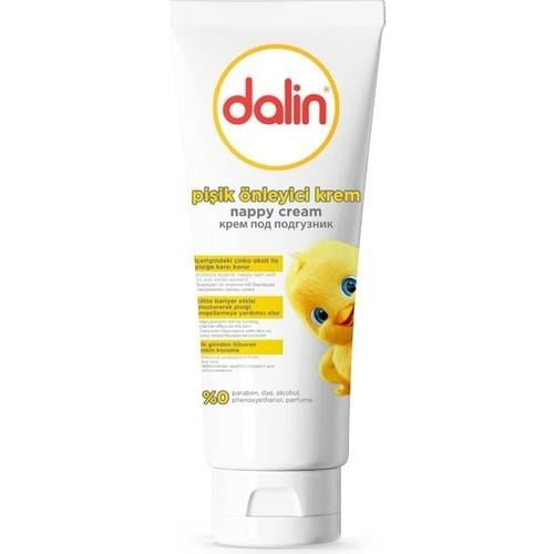 Dalin Pişik Önleyici Krem 100 ml – Hassas Ciltler İçin, Dermatolojik Onaylı, Alkol, Paraben ve Boya İçermez