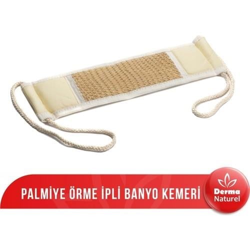 Derma Naturel Palmiye Örme İpli Banyo Kemeri