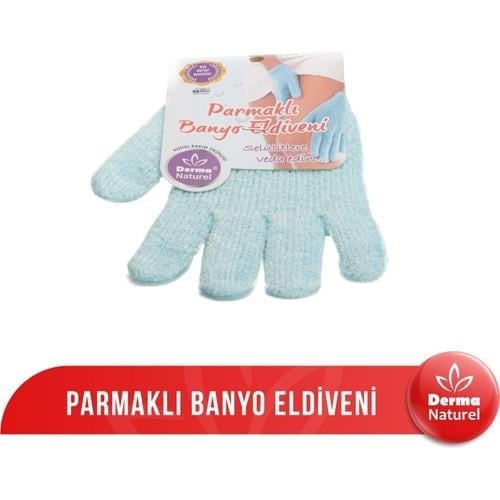 Derma Naturel Parmaklı Banyo Eldiveni