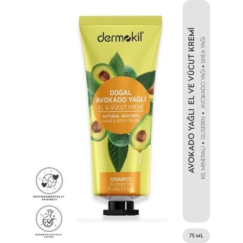 Dermokil Avokado Özlü El ve Vücut Kremi 75 ml