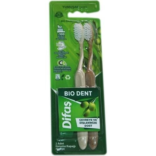 Difaş Bio Dent Bio Bazlı 2'li Diş Fırçası Yumuşak