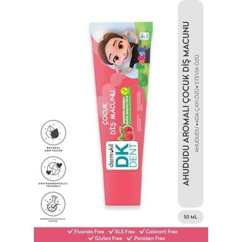 DKDENT Pırıl Ahududu Aromalı Çocuk Diş Macunu 50 ml