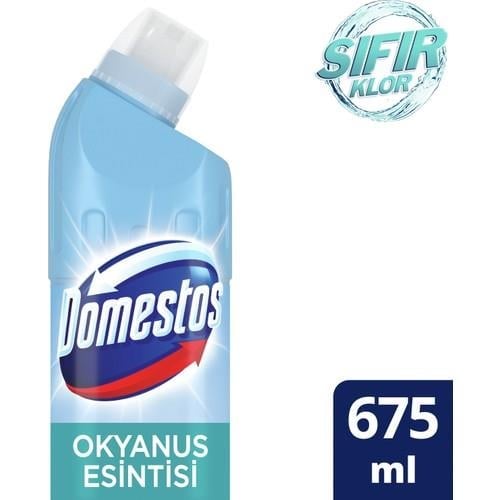 Domestos Sıfır Klor Çamaşır Suyu Okyanus Esintisi 675 ml