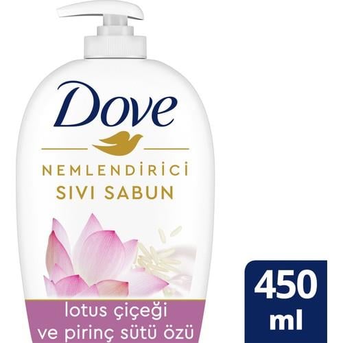 Dove Lotus Çiçeği ve Pirinç Sütü Sıvı Sabun 450 ml