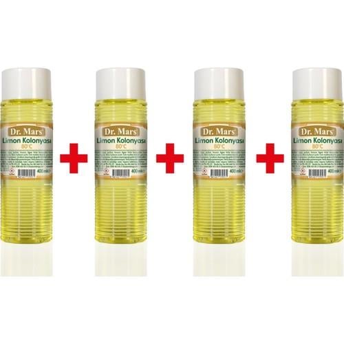 Dr.mars Limon Kolonyası 400 ml x 4