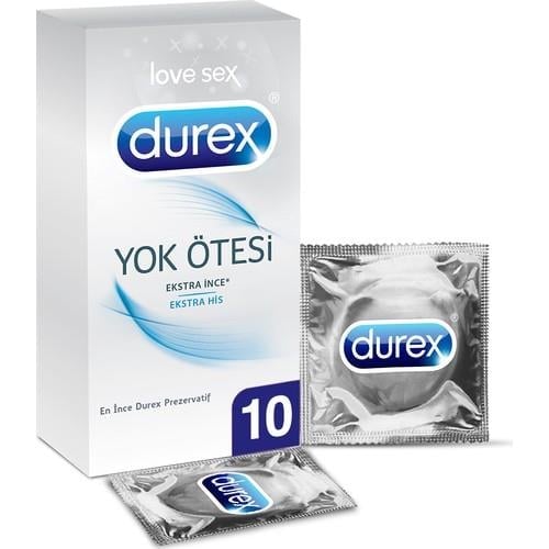 Durex Yok Ötesi Ekstra İnce Ekstra His Prezervatif 10'lu