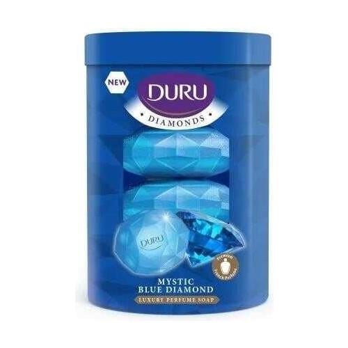 Duru Diamonds Katı Sabun 4×90 gr Lüks Parfüm ile Cilt Temizliği ve Bakımı