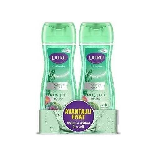 Duru Duş Jeli  450 + 450 ml Kaktüs Çiçeği
