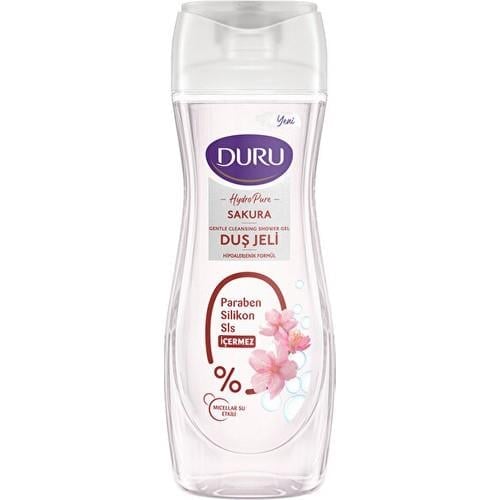 Duru Hydro Pure Sakura Duş Jeli 450 ml Paraben ve Silikon İçermeyen Yumuşak Temizleyici