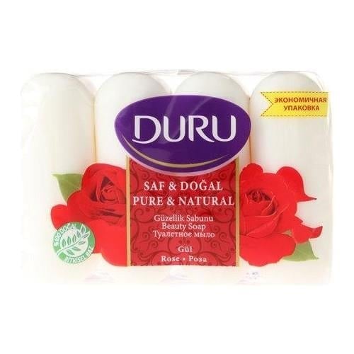 Duru Saf & Doğal Gül Güzellik Sabunu 280 Gr 4x70 Gr