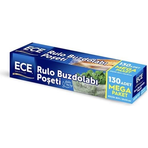 Ece Buzdolabı Poşeti Rulo Küçük Boy 130'LU 1 Paket 130 Adet