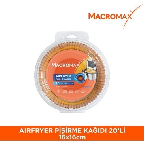 Ecrin Macromax Airfryer Pişirme Kağıdı 20'li