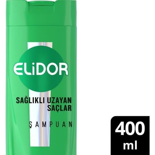 Elidor Superblend Saç Bakım Şampuanı Sağlıklı Uzayan Saçlar Biotin Argan Yağı Arjinin 400 ml