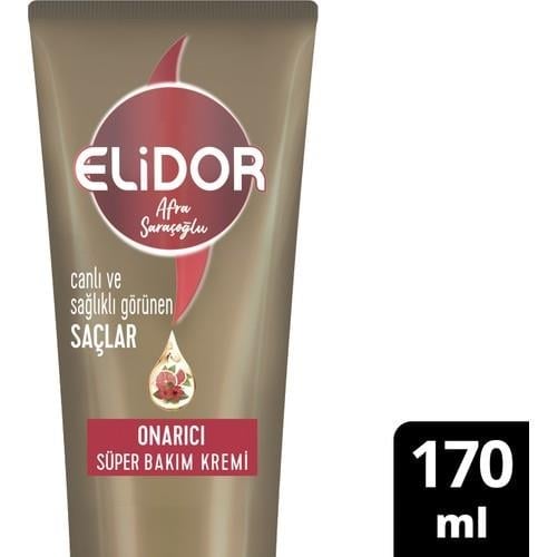 Elidor Tüp Saç Bakım Kremi Sağlıklı ve Canlı Görünen Saçlar By Afra Saraçoğlu 1 x 170 ml
