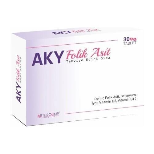 Ella Aky Folik Asit 30 Tablet
