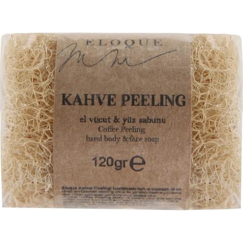 Eloque %100 Doğal Kabak Lifli Kahve Peeling Sabun - 120 gr ( Gliserinli )