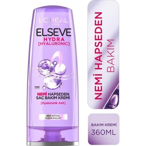 Elseve L'oréal Paris Elseve Hydra [hyaluronic] Nemi Hapseden Saç Bakım Kremi 360ML