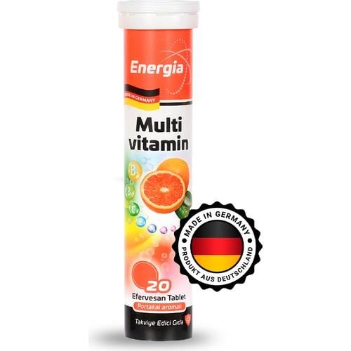 Energia Energia® Multivitamin Içeren Efervesan Tablet Takviye Edici Gıda
